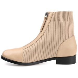 Journee Collection Women Belie Tru
Comfort Foam Front Zip Stacked Heel
Booties